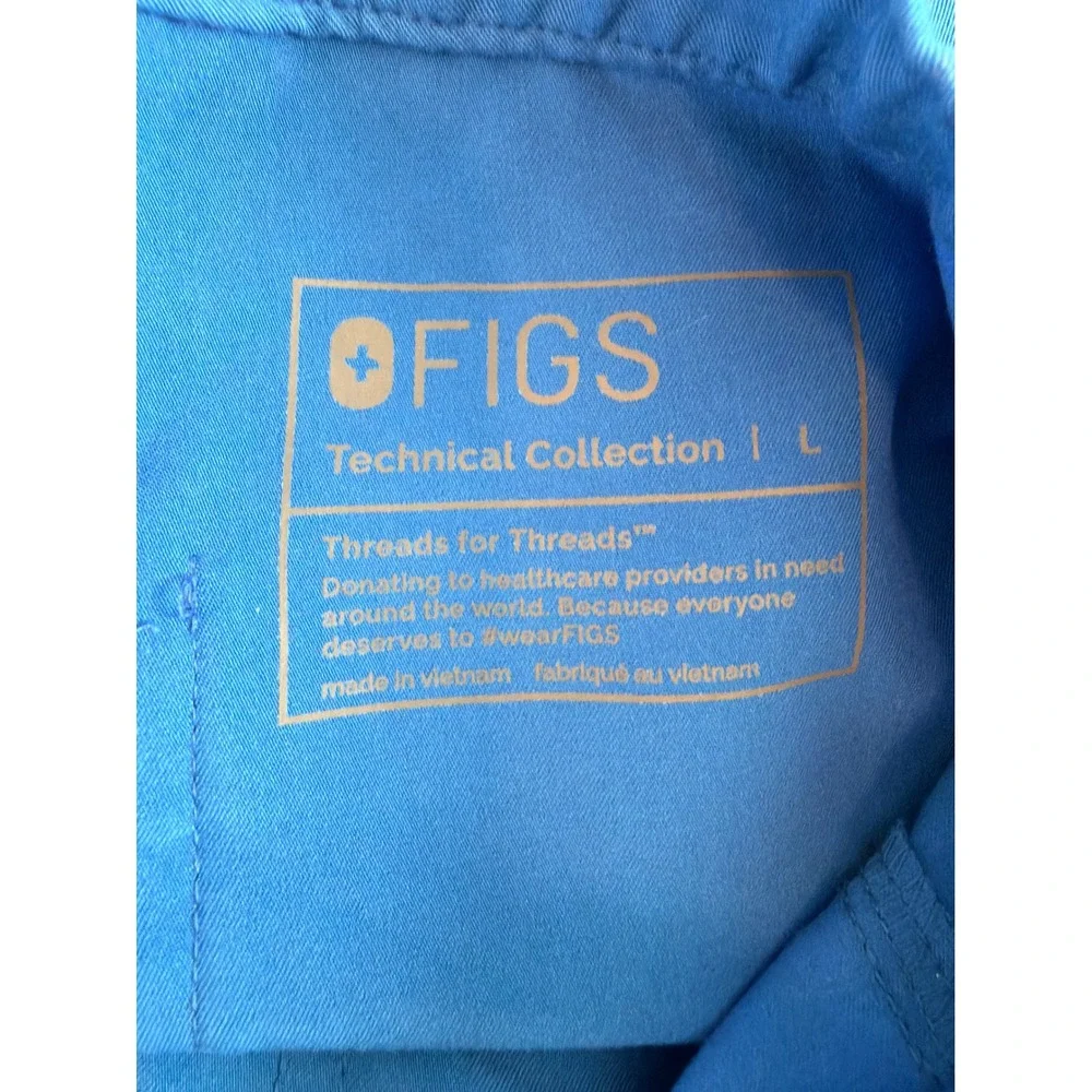 Figs Cairo Cargo Scrub Pants Men's Royal Blue Medical Nursing Doctor Large